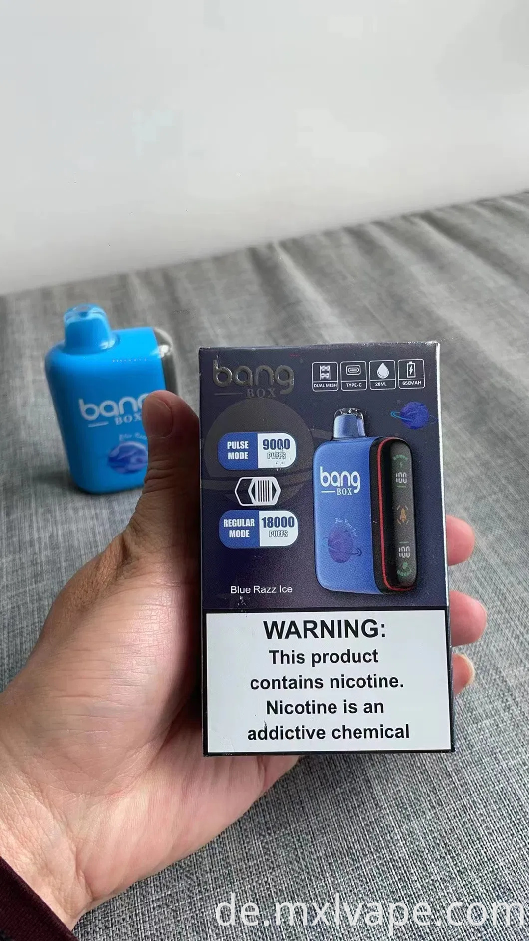 Großhandelspreis verfügbarer Vape Pod Bang Box 9000-18000 Puffs Poco